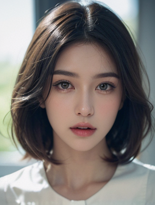 最显白的6个颜色短发女生
