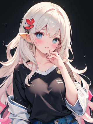 【黑色与裙子的完美搭配】