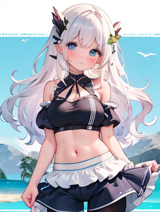 黑色系服装效果展示：优雅与神秘的交织